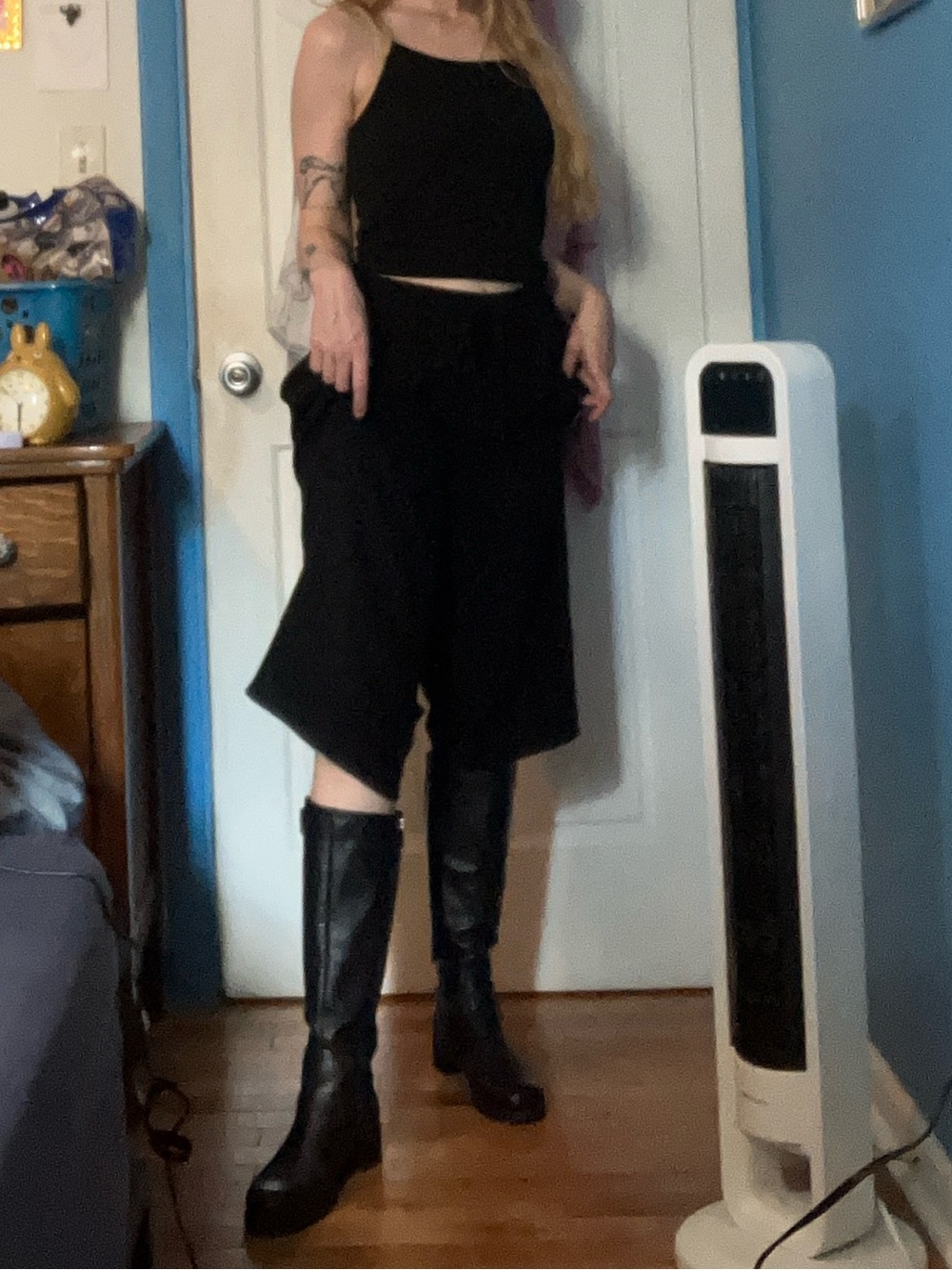 Leather Knee High Boots